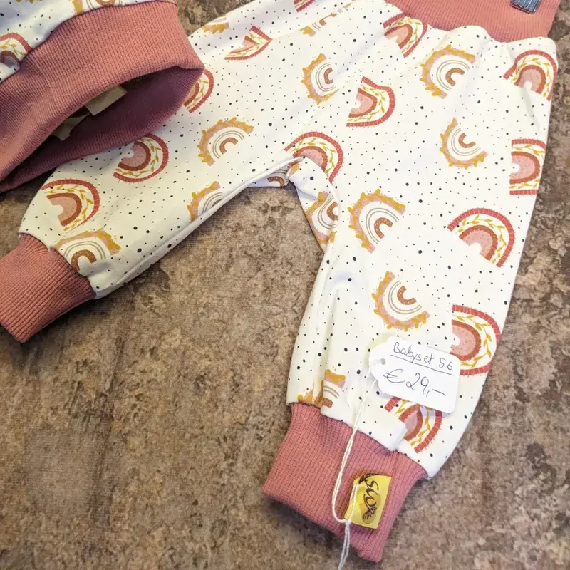 Babyset Regenbogen rosa, Gr. 56 - Image 3