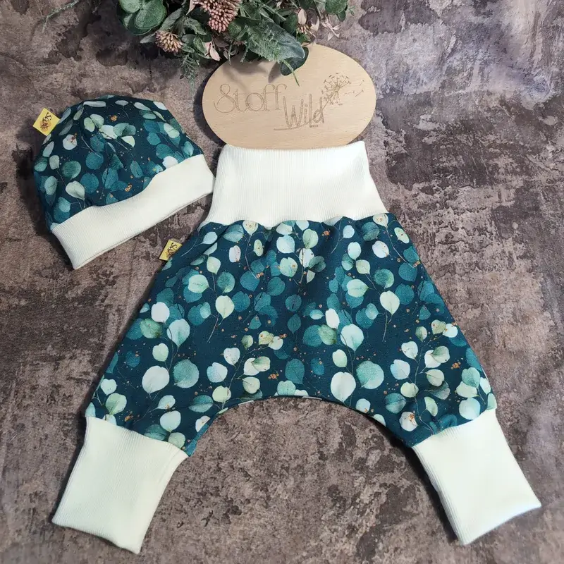 BabySet Eukalyptus dunkel, Gr. 56-62