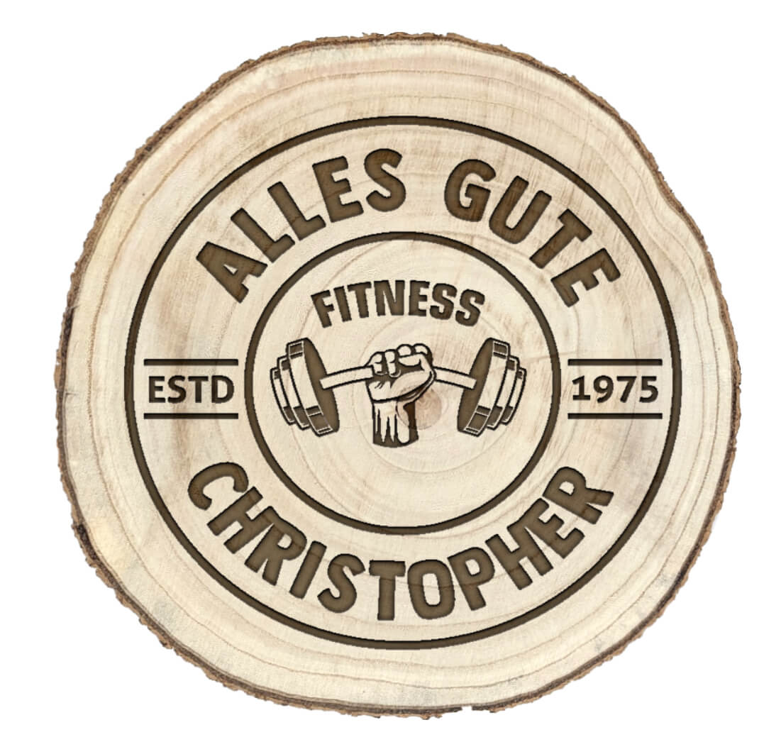 Dein MOTIV gelasert in eine Baumscheibe. - Image 7