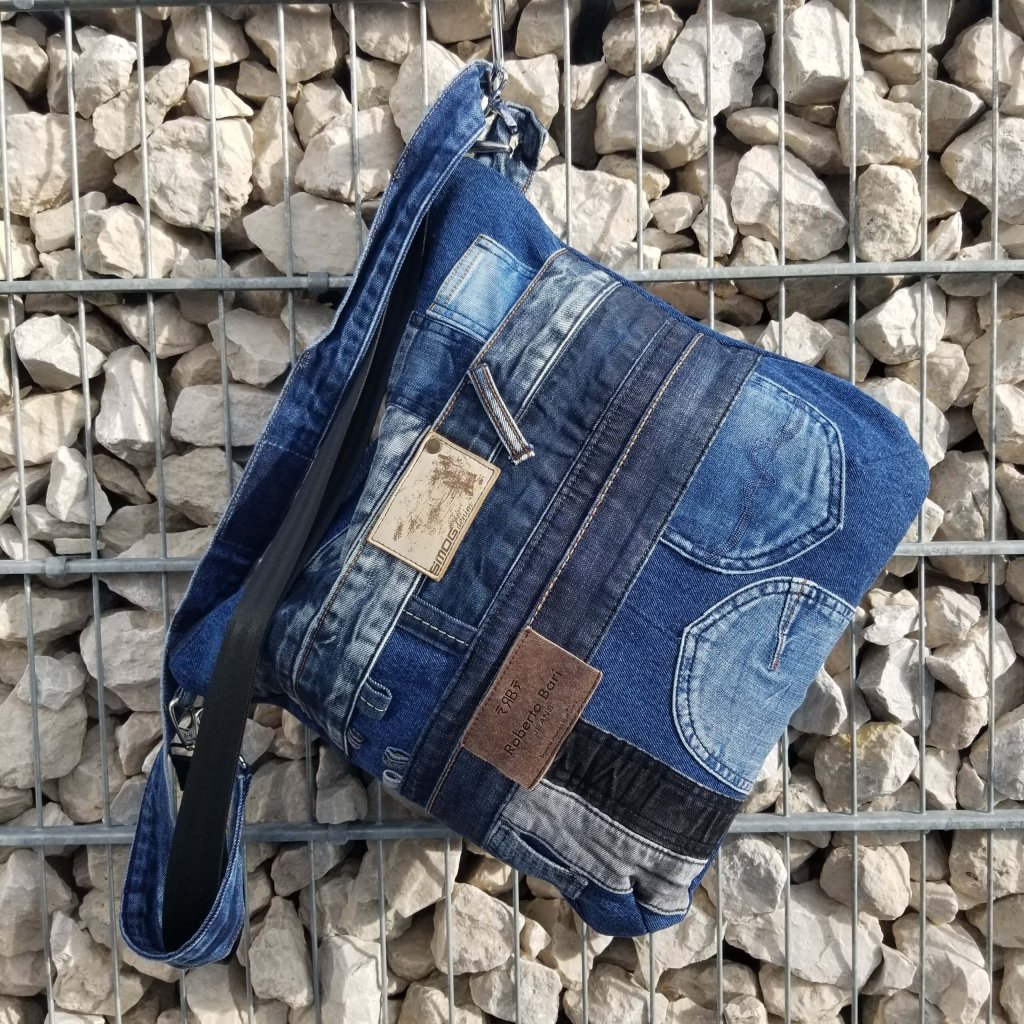 bigBAG Shopper - Jeanstasche blau