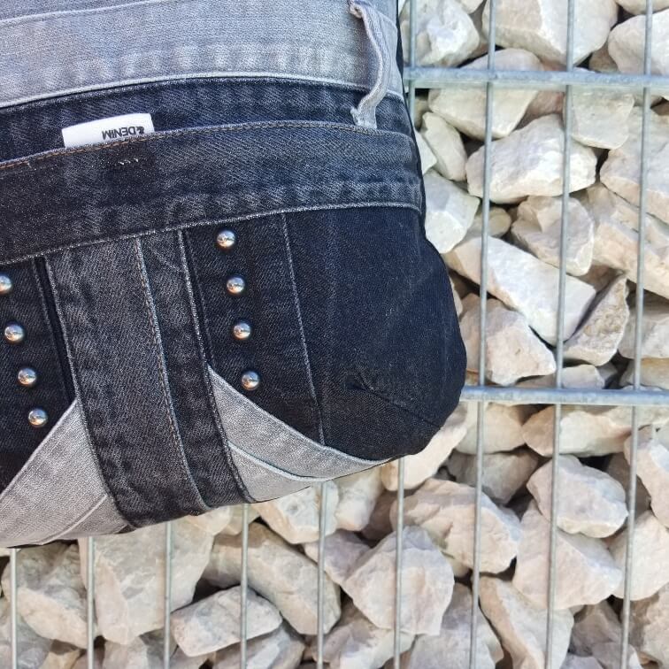 bigBAG Shopper - Jeanstasche schwarz/grau - Image 13