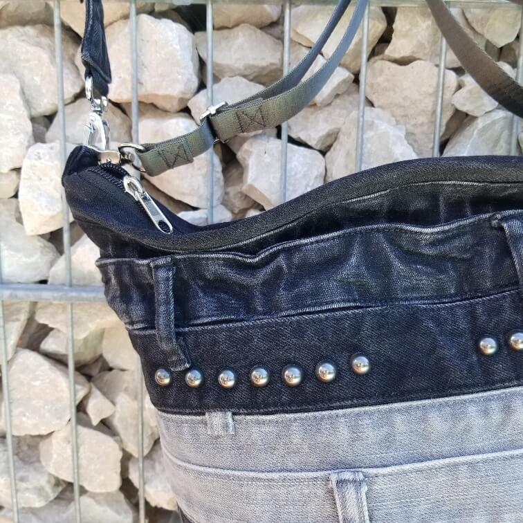 bigBAG Shopper - Jeanstasche schwarz/grau - Image 12