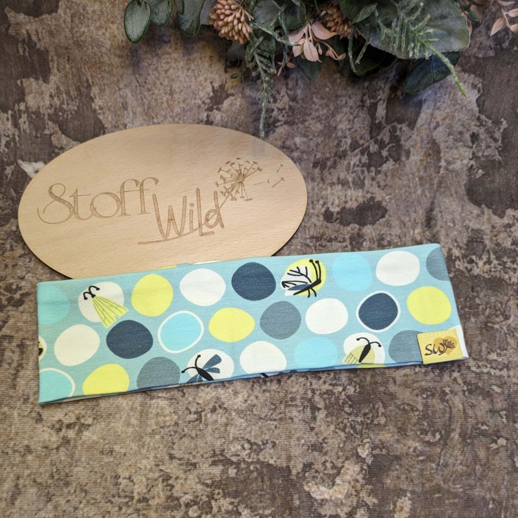 Stirnband Libelle Minze