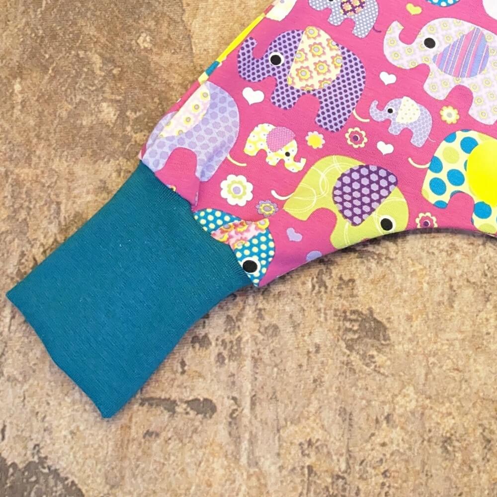 Pumphose Elefanten pink, Gr. 68-74 - Image 3