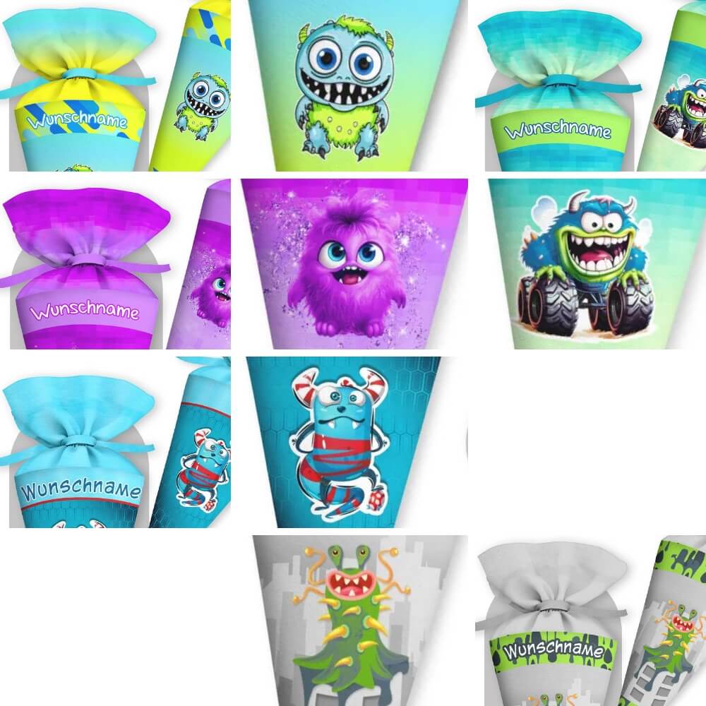 Schultüte mit Wunschname – personalisiert, handgenäht und einzigartig - Image 11