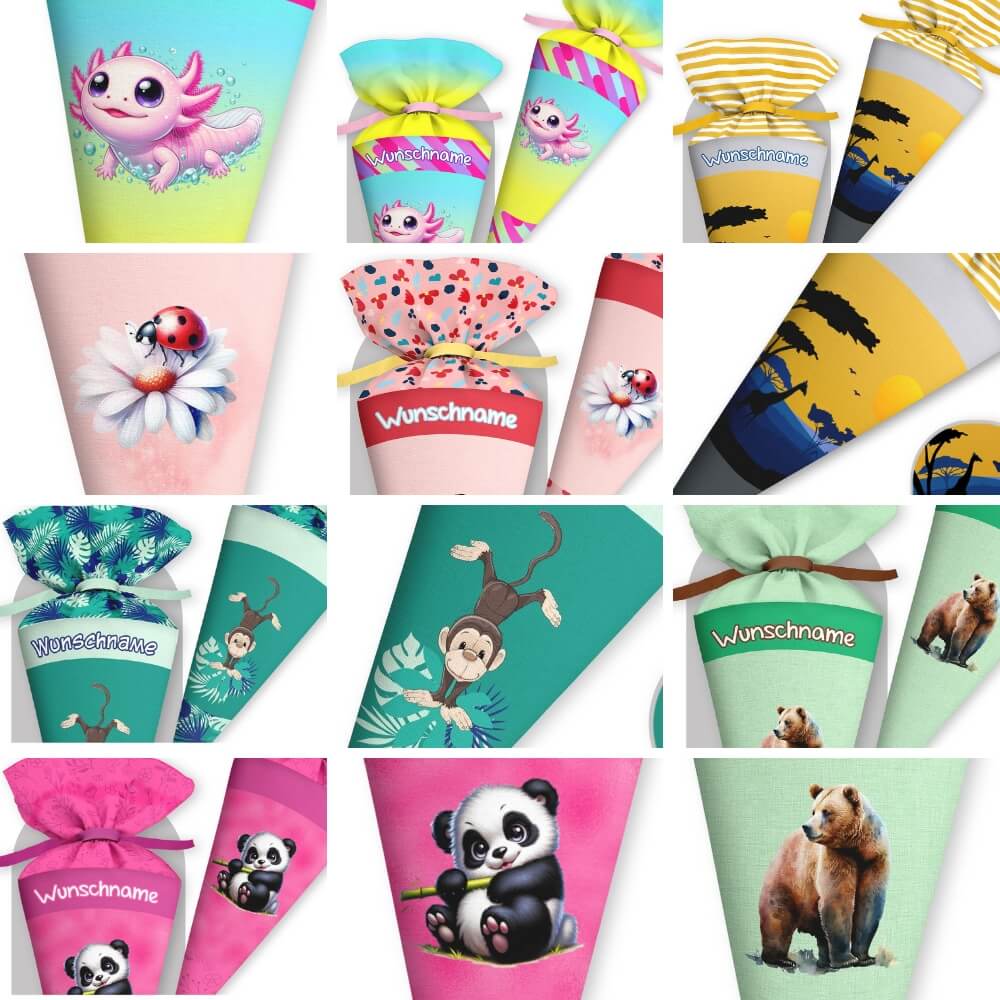 Schultüte mit Wunschname – personalisiert, handgenäht und einzigartig - Image 5