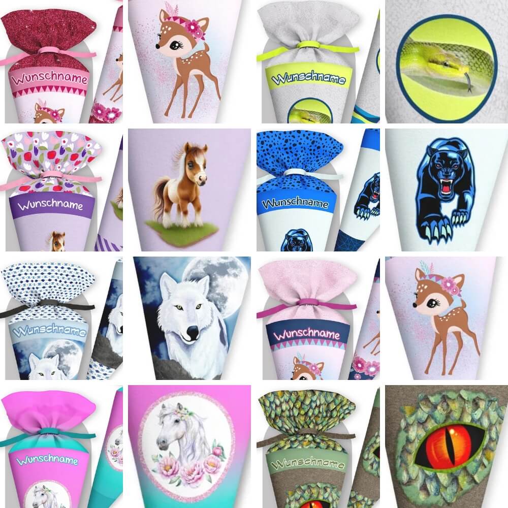 Schultüte mit Wunschname – personalisiert, handgenäht und einzigartig - Image 6