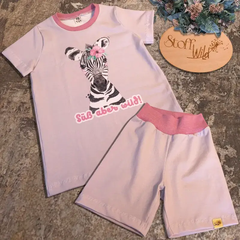 Süß aber wild! - Kleinkind-Set in Gr. 98/104