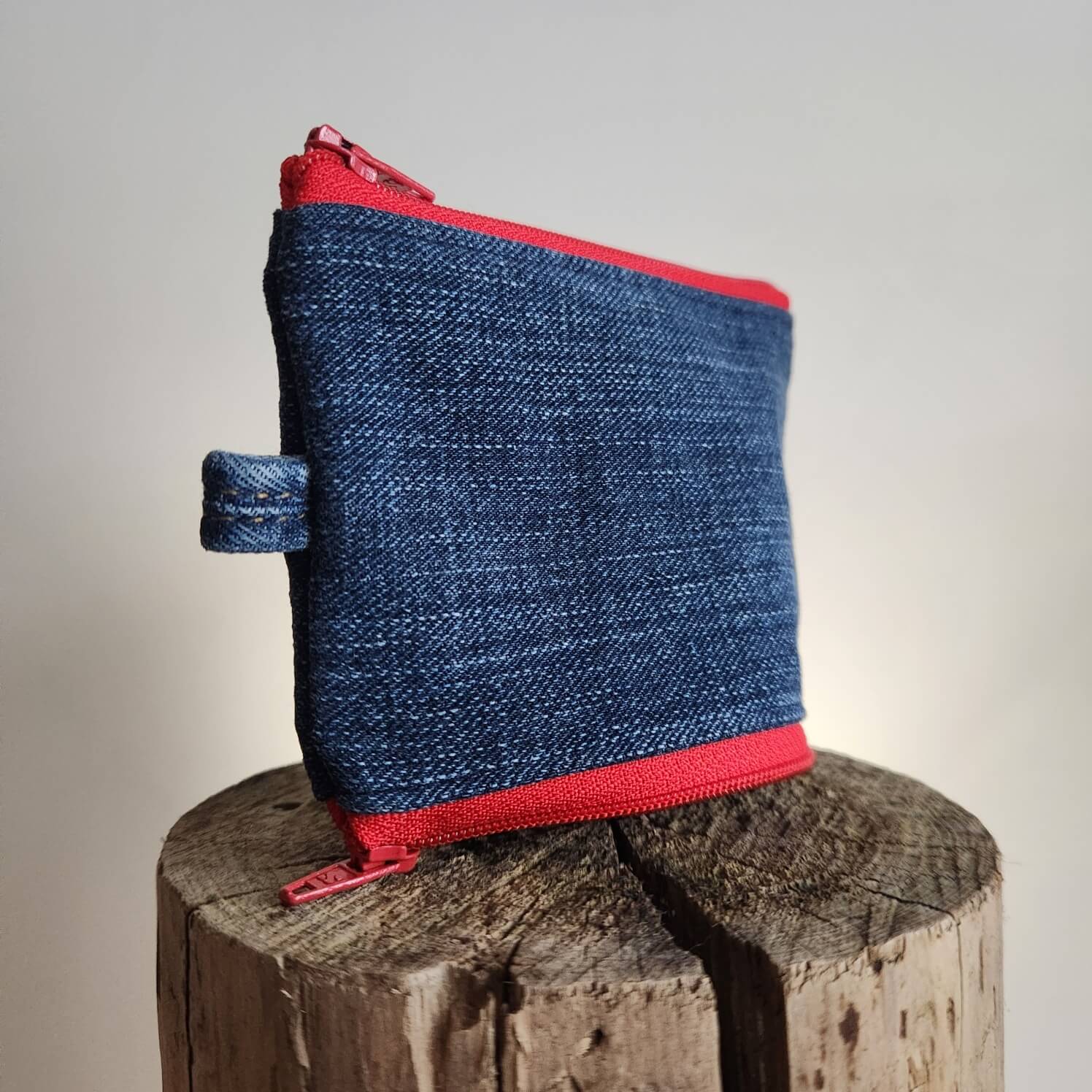 zweiBAG HERZ gestickt in rot - Image 3