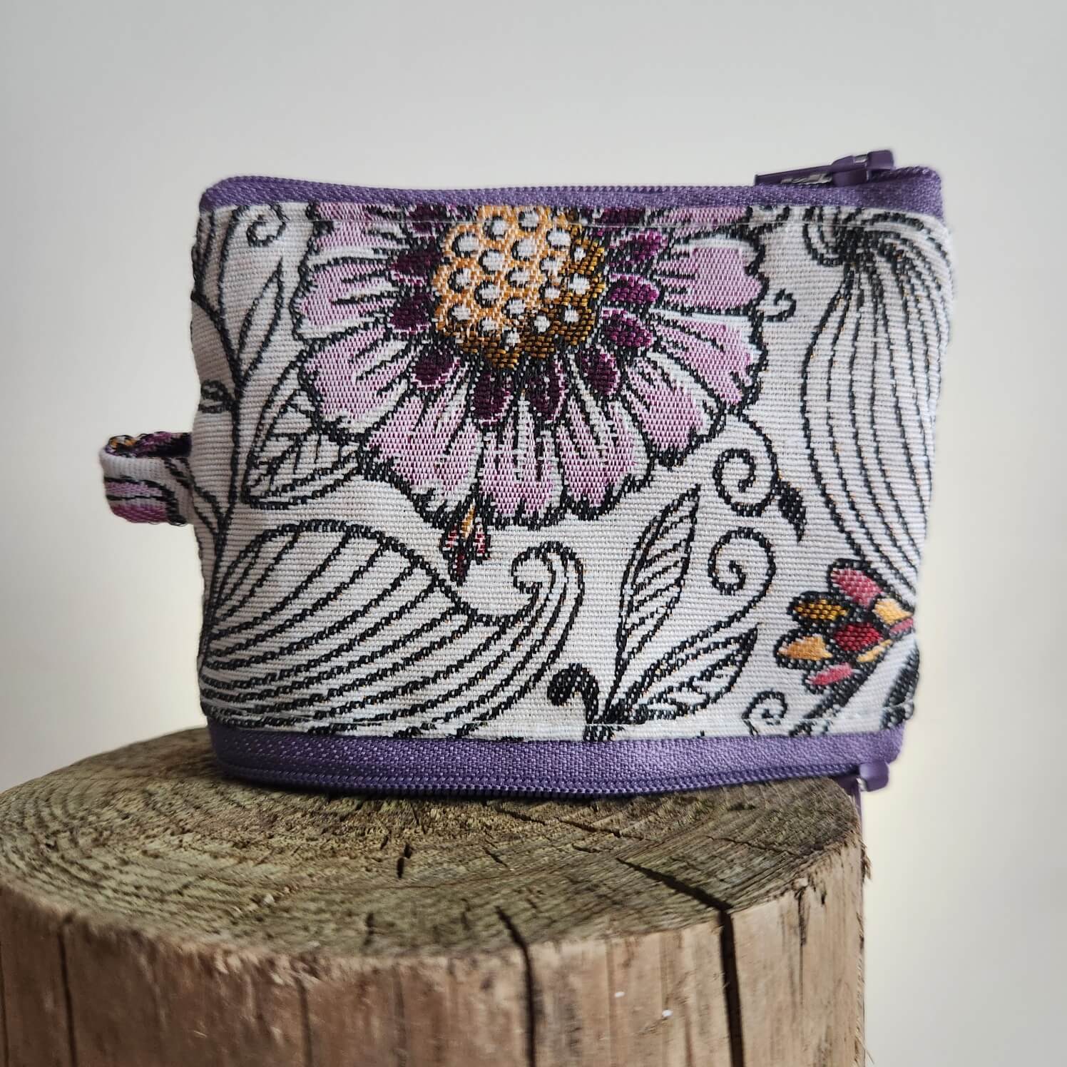 zweiBAG BLUME, spanischer Stoff flieder - Image 5