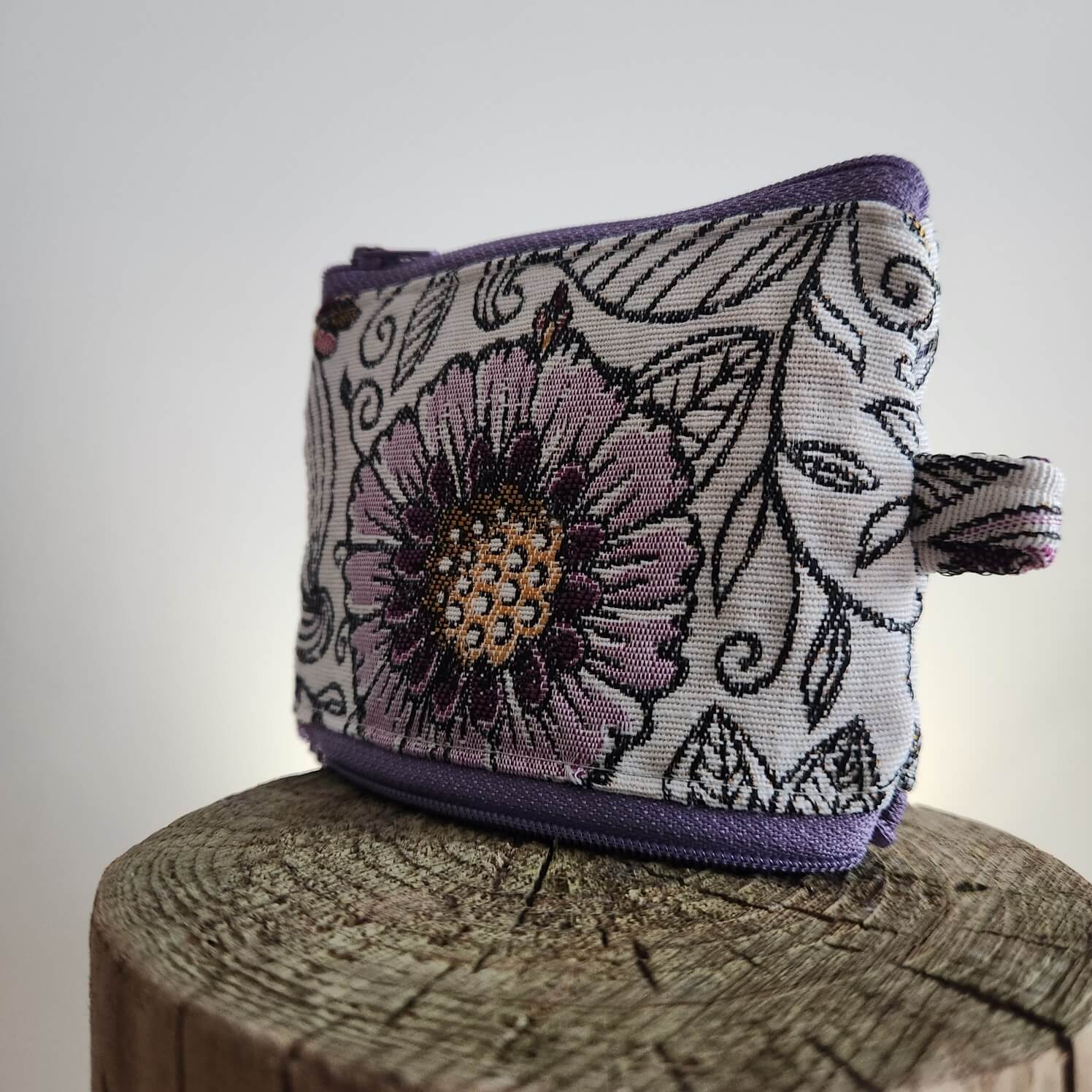 zweiBAG BLUME, spanischer Stoff flieder