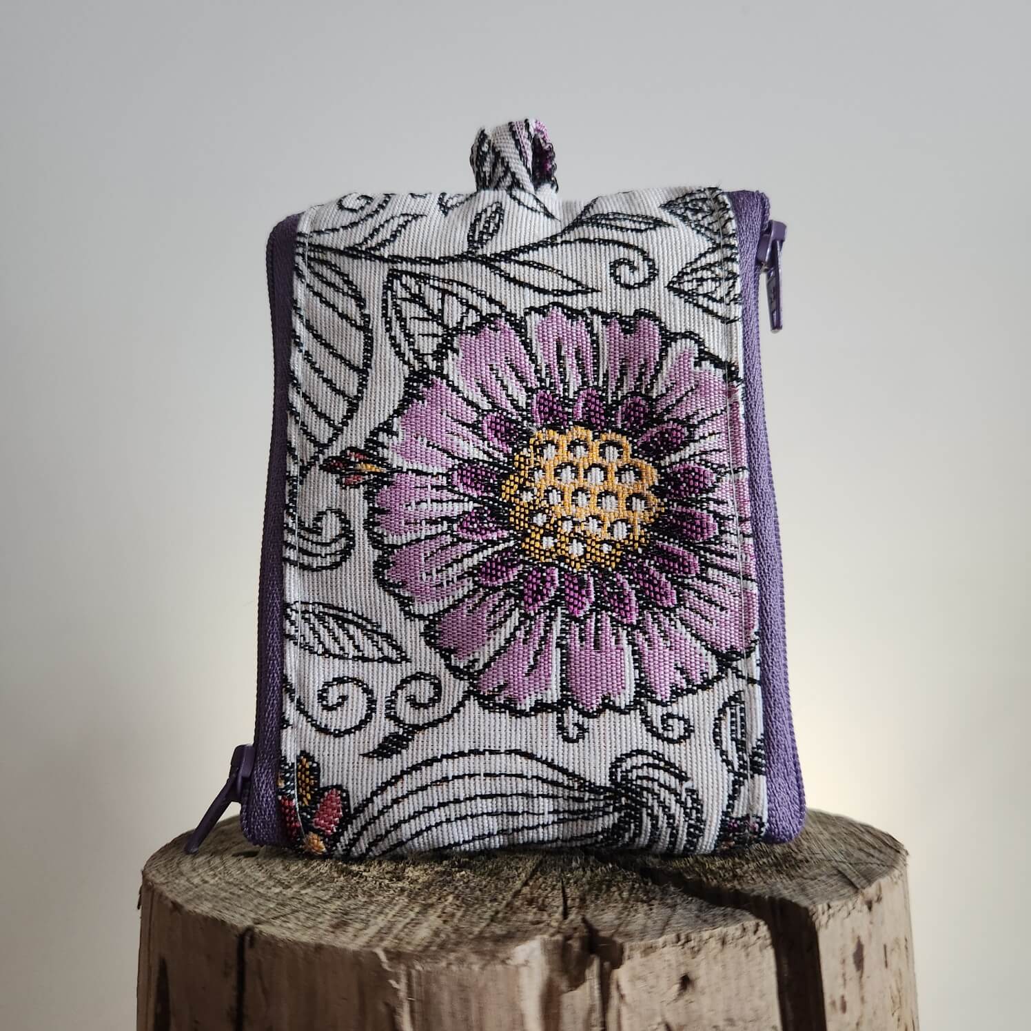 zweiBAG BLUME, spanischer Stoff flieder - Image 3