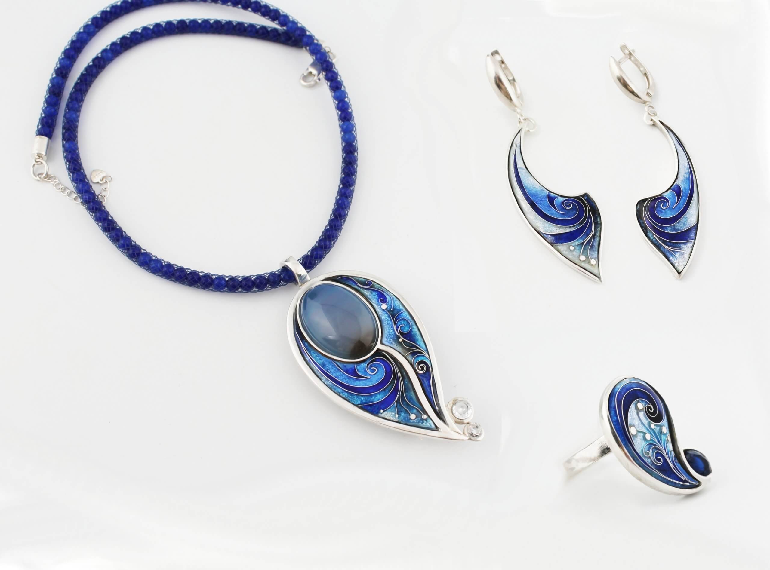 Anhänger / Brosche , Einzigartige, Handgemachte. Cloisonne Emaille - Image 5