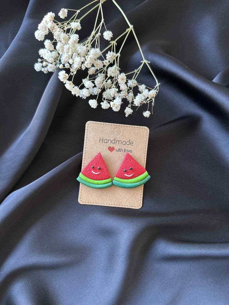 Juicy Melon Slices Ohrstecker