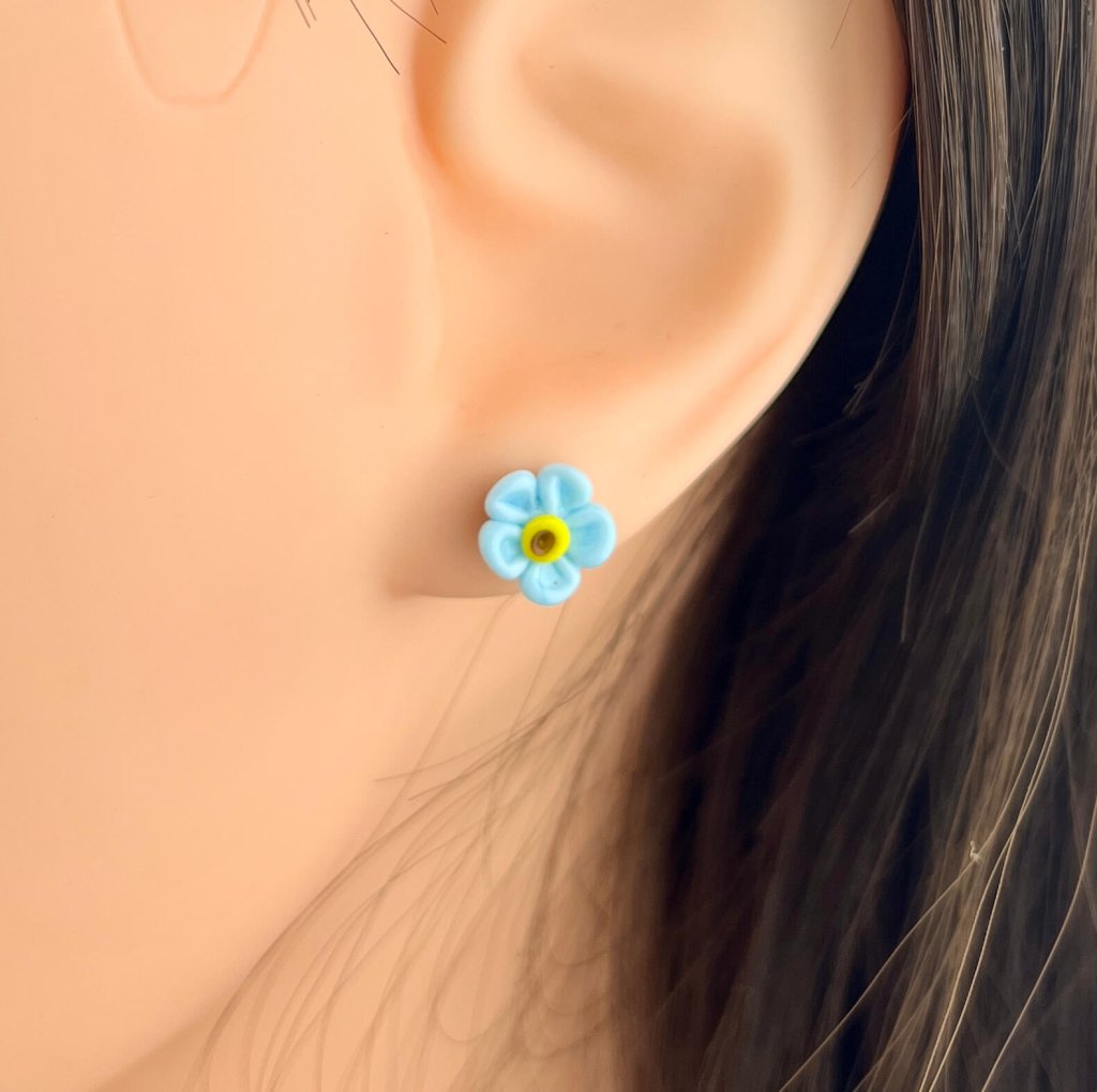 Ohrstecker Vergissmeinnicht