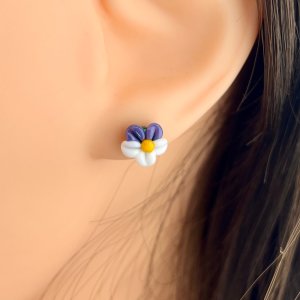 Ohrstecker Stiefmütterchen