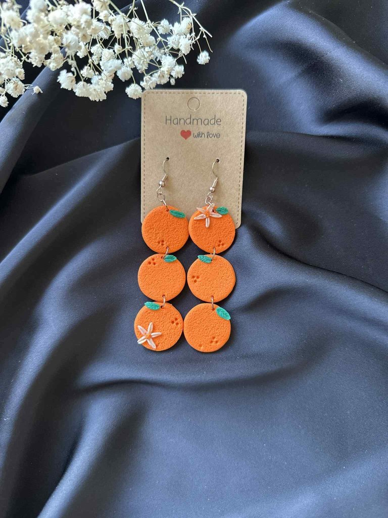 Citrus Glow Drops Ohrringe