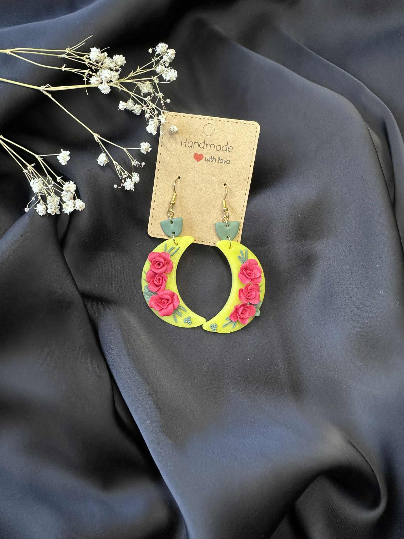 Luna Rose Glow Ohrringe - RotLila