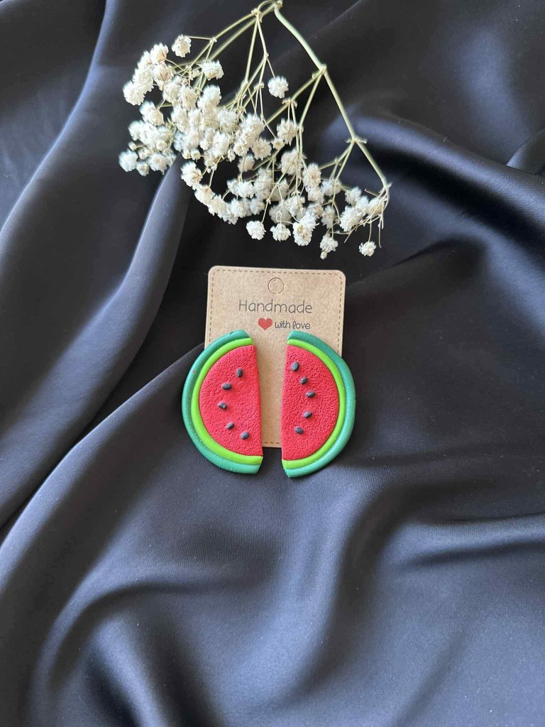 Jumbo Watermelon Ohrstecker