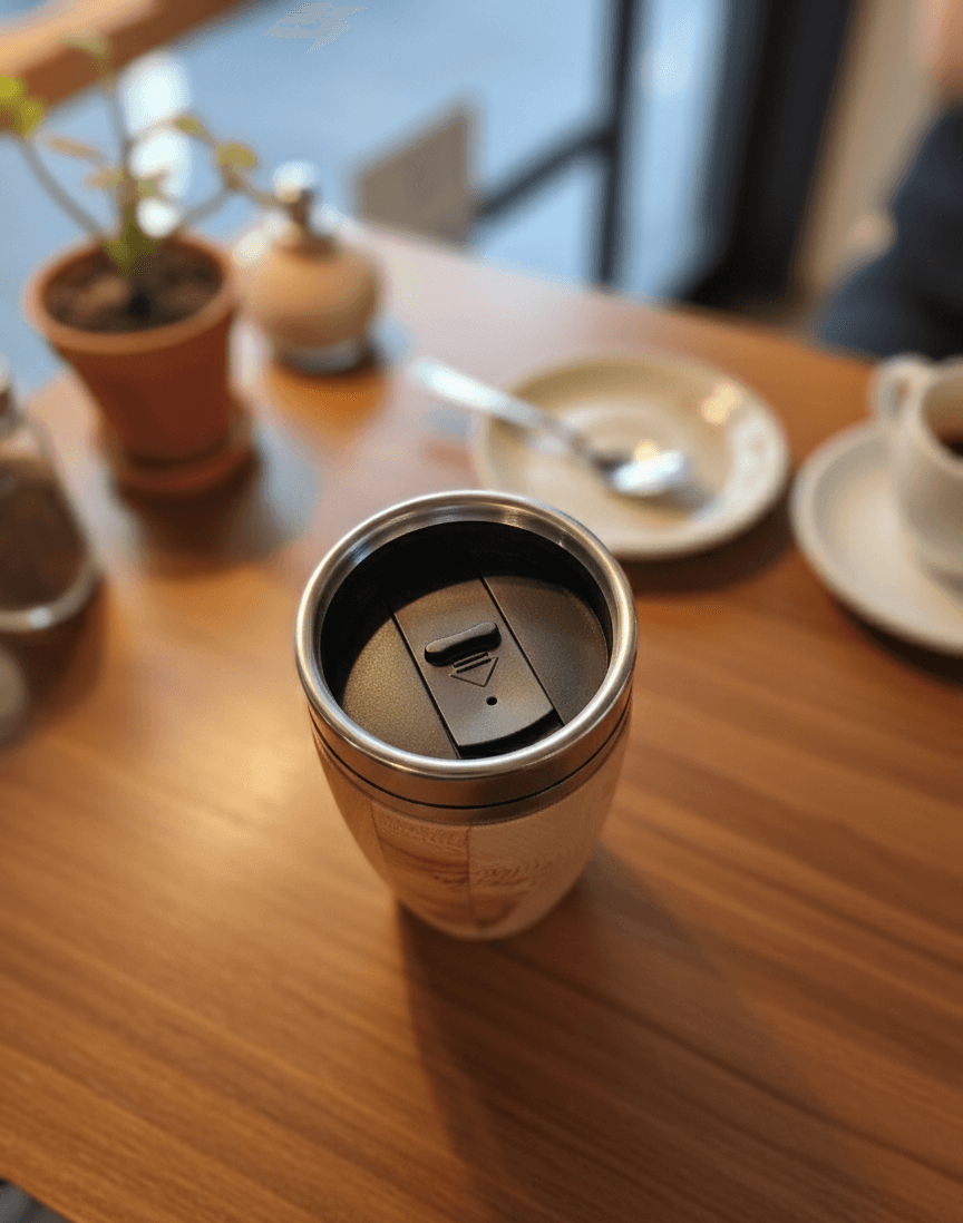 Zirbenholz Coffee/Tea-to-go Becher - Image 4