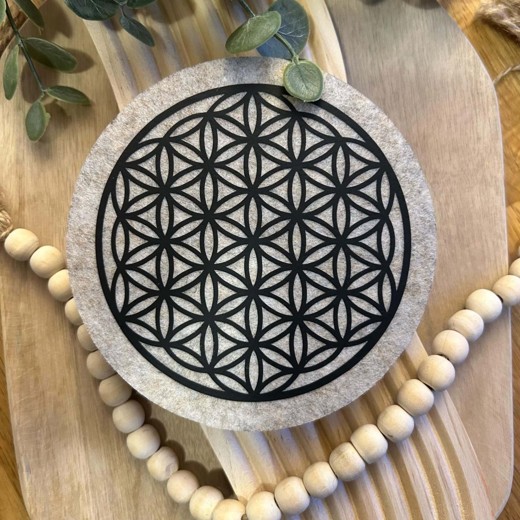 Untersetzer Set Blume des Lebens