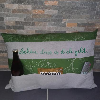 TV Kissen Schön, dass es dich gibt.