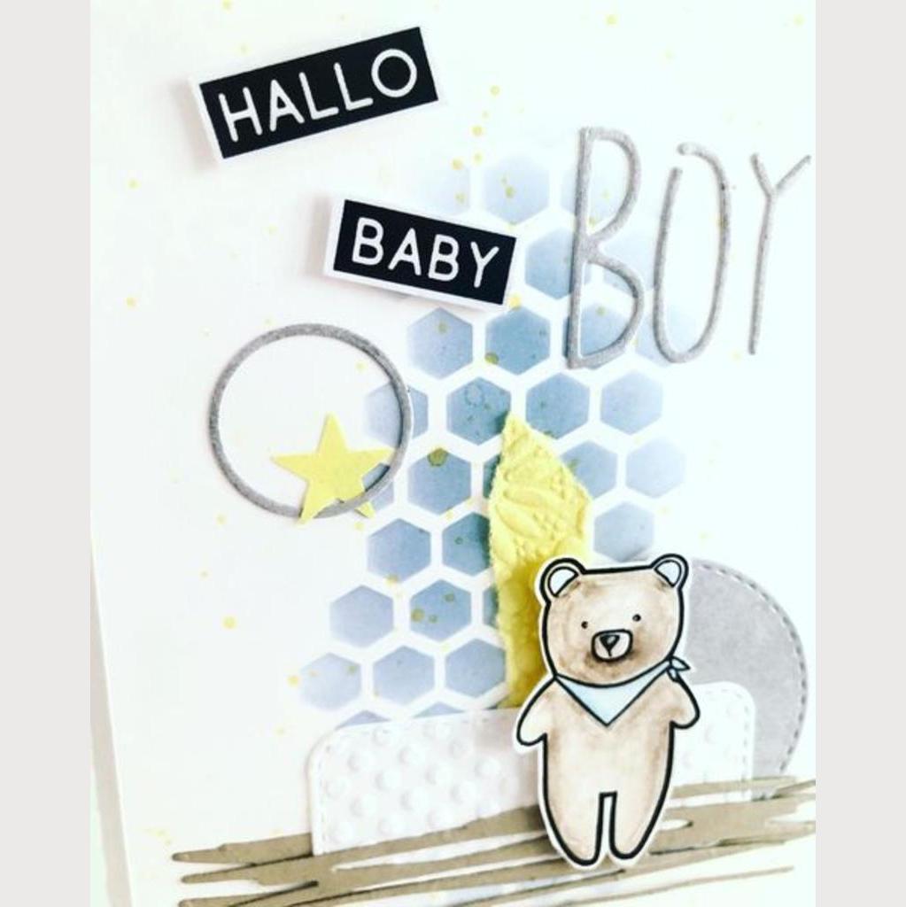 Glückwunschkarte BABY BOY