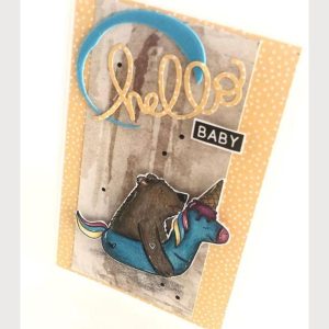 Glückwunschkarte UNICORN