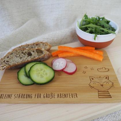 Jausenbrett Kinder (Motiv Katze)