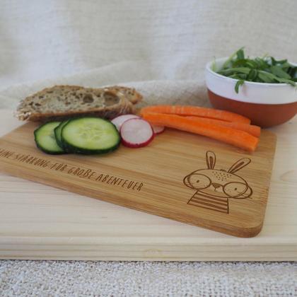 Jausenbrett Kinder (Motiv Hase)