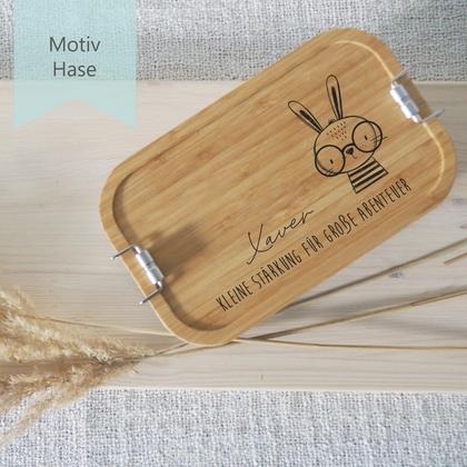 Brotdose groß Kinder (Motiv Hase) - Image 2