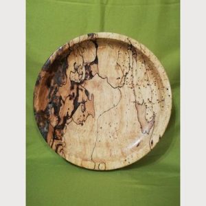 Schale Ahorn gestockt mit Epoxidharz