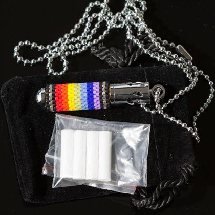 Aromaanhänger mit Glasperlen "Regenbogen" - Image 3