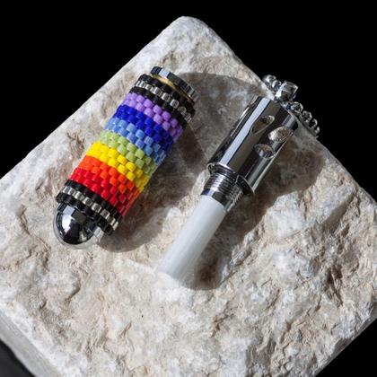 Aromaanhänger mit Glasperlen "Regenbogen" - Image 4