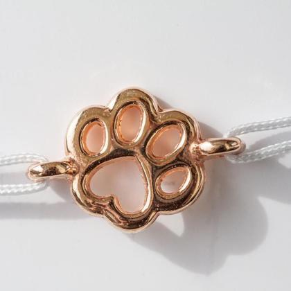 Armbändchen Pfote rosevergoldet 11mm - Image 2