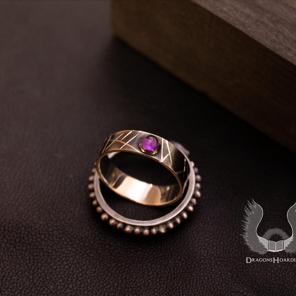Silberring mit Amethyst - Image 2