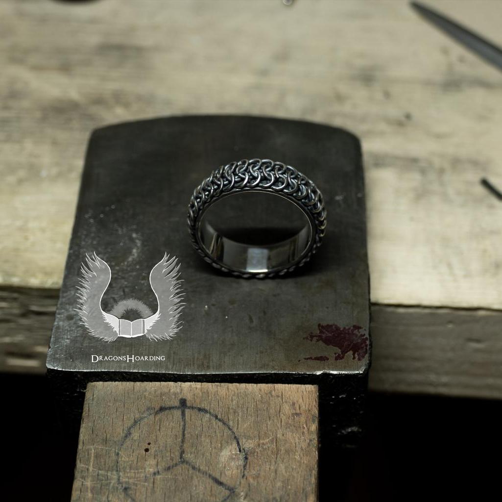 Kettenhemd-Ring Sterling-Silber - Image 2