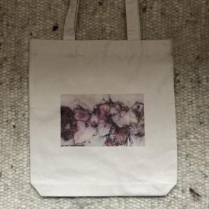 Tote Bag mit Eco Print Motiv: Efeu und Rosen