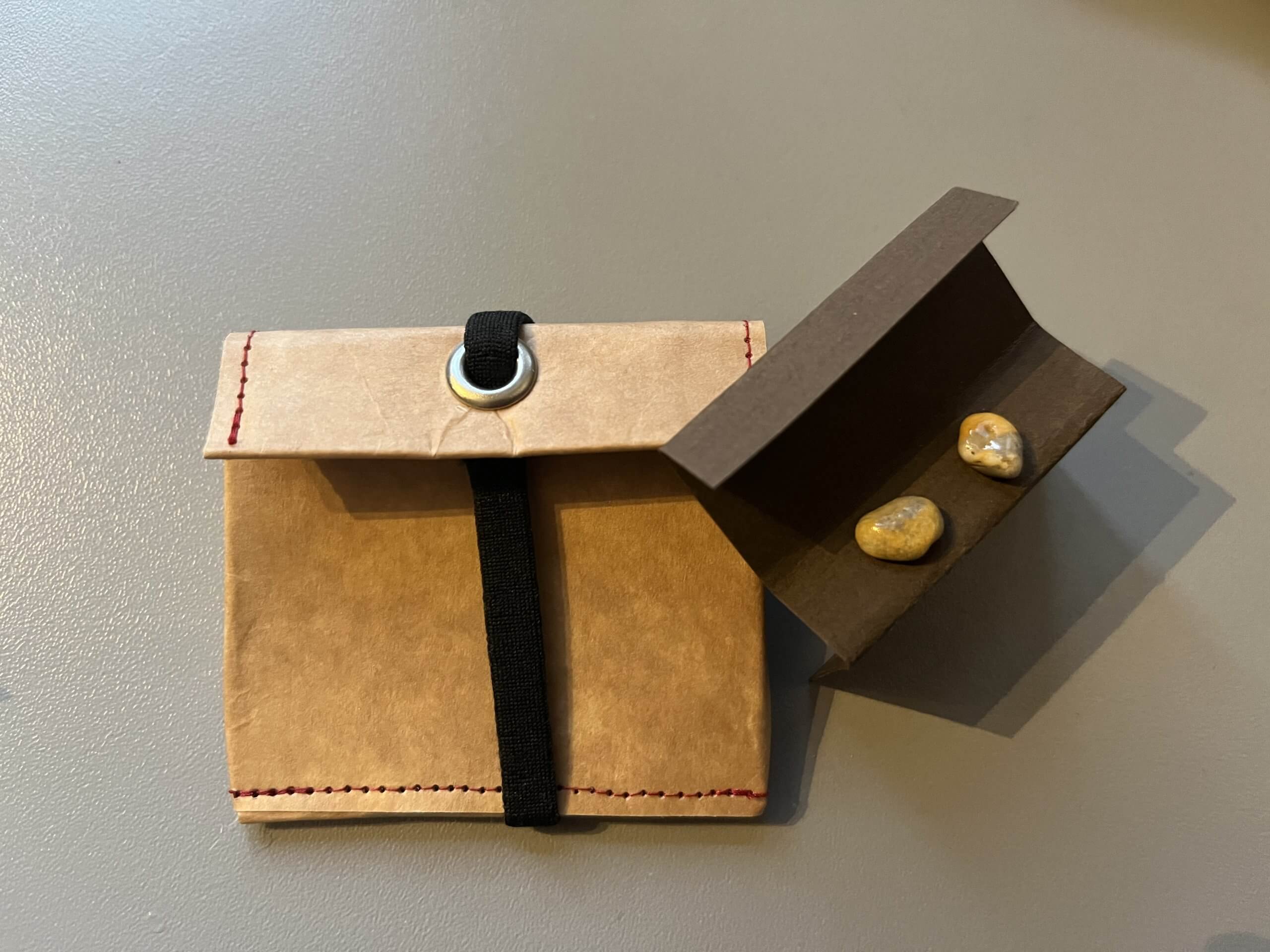 Schmuckverpackung für Kieselkunst Ohrstecker