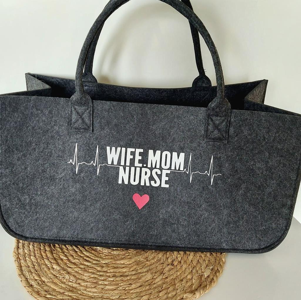 XL Filztasche personalisiert