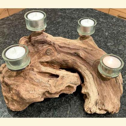 Adventdeko Schwemmholz