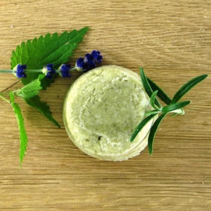 Festes Shampoo Rosmarin BIO Brennessel - für leicht fettende Kopfhaut - Image 2