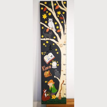 Wachstums-Tafel groß (120x25cm)