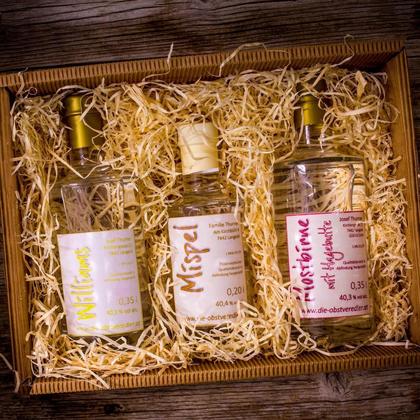 Geschenkbox Edelbrände