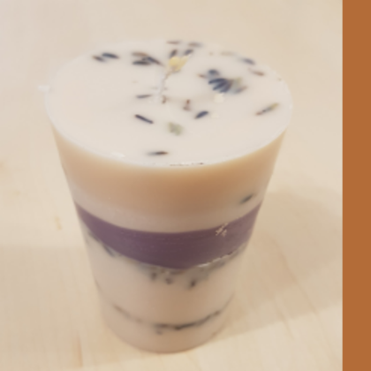 Bio Kerze "Lavanta2"