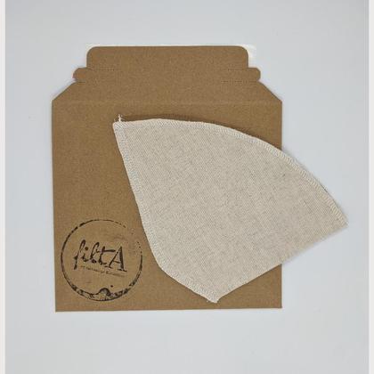 FiltA - Kaffeefilter aus Bio-Leinen, Größe 4, 1 Stk.