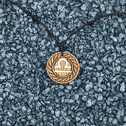 Waage Sternzeichen Halskette