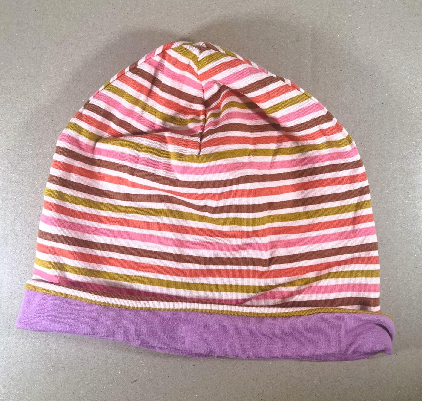 Wendehaube rosa mit Streifen - Image 3