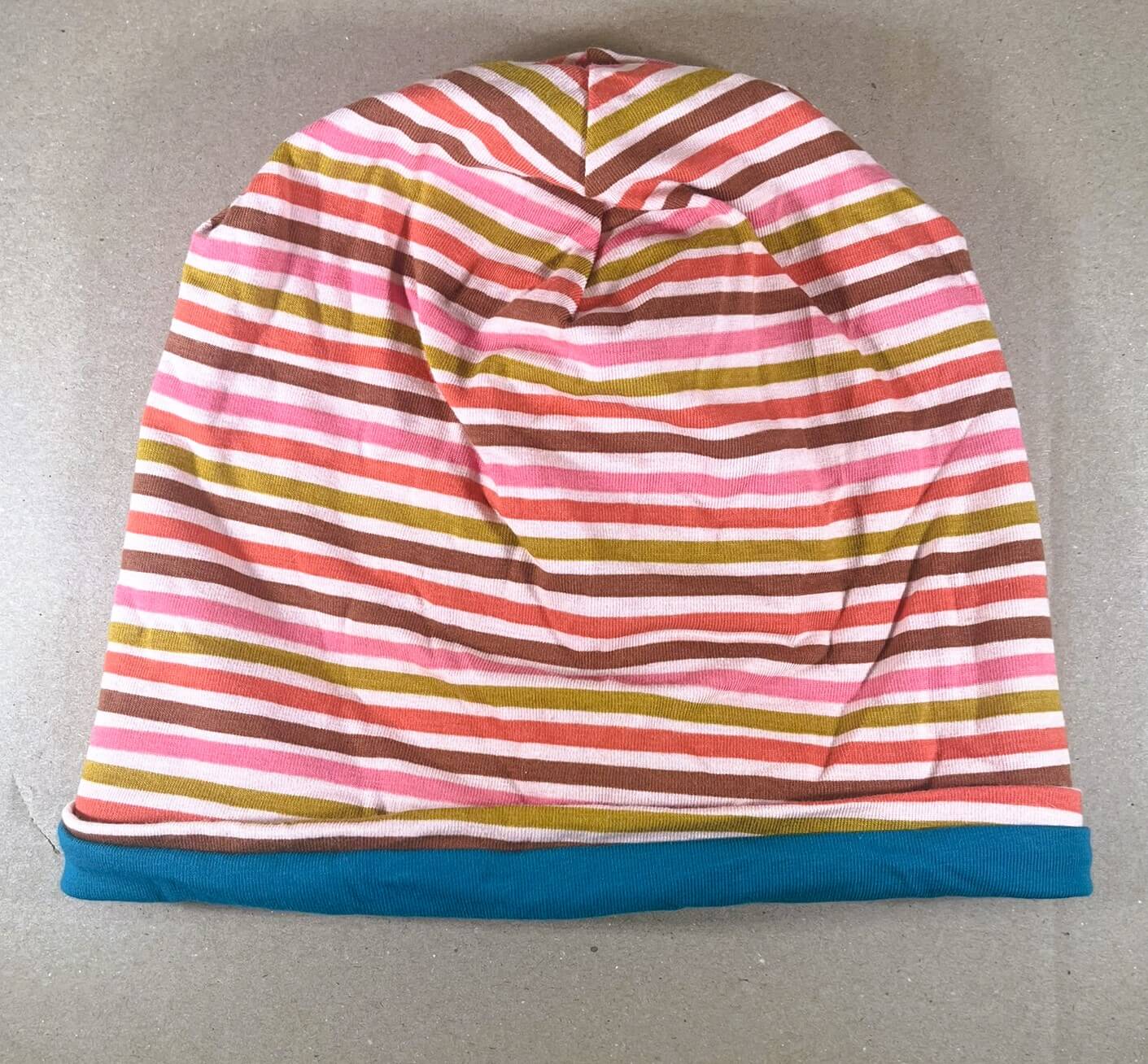 Wendehaube rosa mit Streifen - Image 2