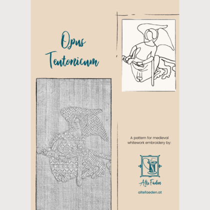 PDF-Stickmuster für historische Weißstickerei (Opus Teutonicum)